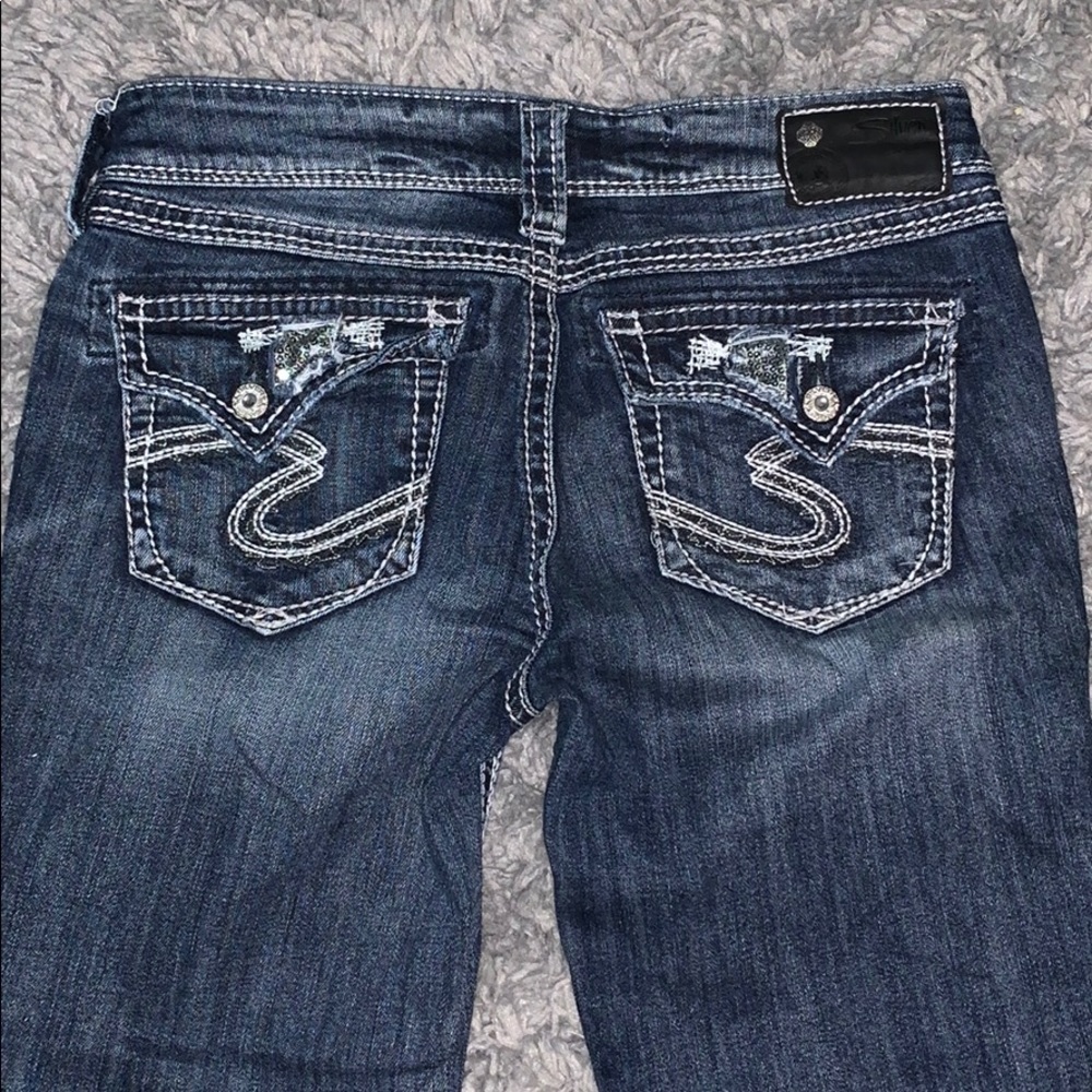 Silver Jeans Blue Boot Cut Pants